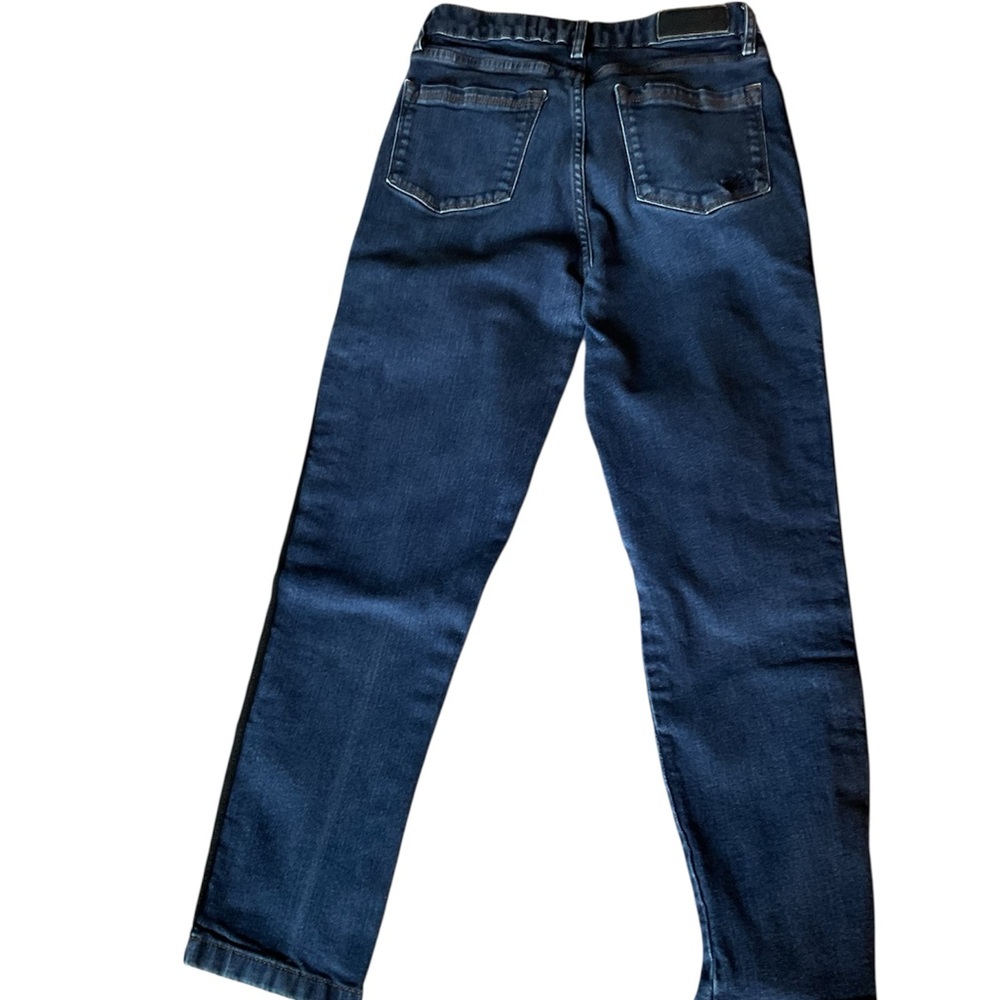 Karl Lagerfeld Blue and Black Straight Leg Jeans - Picture 2 of 4